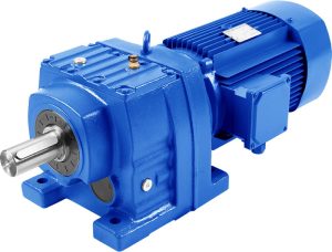 Helical gear reducer